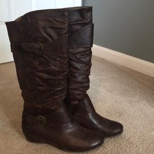 Dark Brown knee high boot
